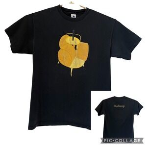 Philadelphia Museum Art Marcel Duchamp Chocolate Grinder TShirt Black XL USA Tee